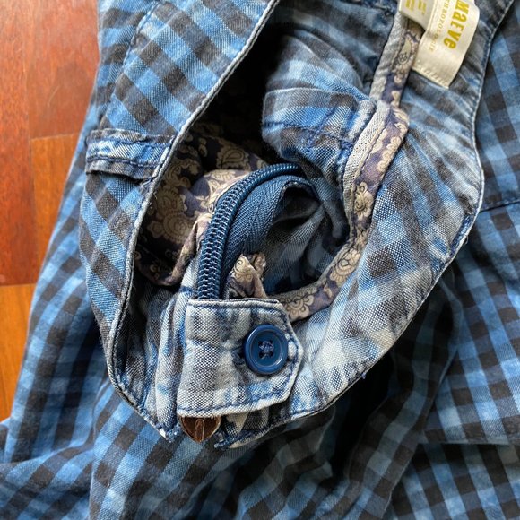 Maeve for Anthropologie Bleached Gingham Pants, 14 - Picture 15 of 15